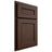 Shiloh Cabinetry Partial Overlay Landes White Oak Rift Cut Braun Door