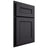 Shiloh Cabinetry Partial Overlay Landes White Oak Rift Cut Harbor Door