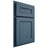 Shiloh Cabinetry Partial Overlay Landes White Oak Rift Cut Hudson Door