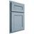 Shiloh Cabinetry Partial Overlay Landes White Oak Rift Cut Sky Door