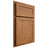 Shiloh Cabinetry Partial Overlay Malibu Alder Plain Cut Caramel Door