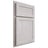 Shiloh Cabinetry Partial Overlay Malibu Alder Plain Cut Cotton Door
