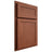 Shiloh Cabinetry Partial Overlay Malibu Alder Plain Cut Sierra Door
