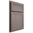 Shiloh Cabinetry Partial Overlay Malibu Alder Plain Cut Stonehenge Door
