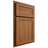 Shiloh Cabinetry Partial Overlay Malibu Hickory Plain Cut Chestnut Door