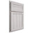 Shiloh Cabinetry Partial Overlay Malibu Hickory Plain Cut Cotton Door