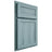 Shiloh Cabinetry Partial Overlay Malibu Hickory Plain Cut Sky Door