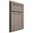 Shiloh Cabinetry Partial Overlay Malibu Hickory Plain Cut Sterling Door