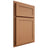Shiloh Cabinetry Partial Overlay Malibu Maple Plain Cut Cashmere Door