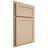 Shiloh Cabinetry Partial Overlay Malibu Maple Plain Cut Natural Door