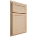 Shiloh Cabinetry Partial Overlay Malibu Maple Plain Cut Natural Door