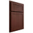 Shiloh Cabinetry Partial Overlay Malibu Maple Plain Cut Sable Door