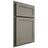 Shiloh Cabinetry Partial Overlay Malibu Maple Plain Cut Thyme Door