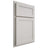 Shiloh Cabinetry Partial Overlay Malibu Paintable Beige Door