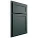 Shiloh Cabinetry Partial Overlay Malibu Paintable Billiard Green Door