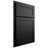 Shiloh Cabinetry Partial Overlay Malibu Paintable Black Door