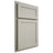 Shiloh Cabinetry Partial Overlay Malibu Paintable Clary Sage Door