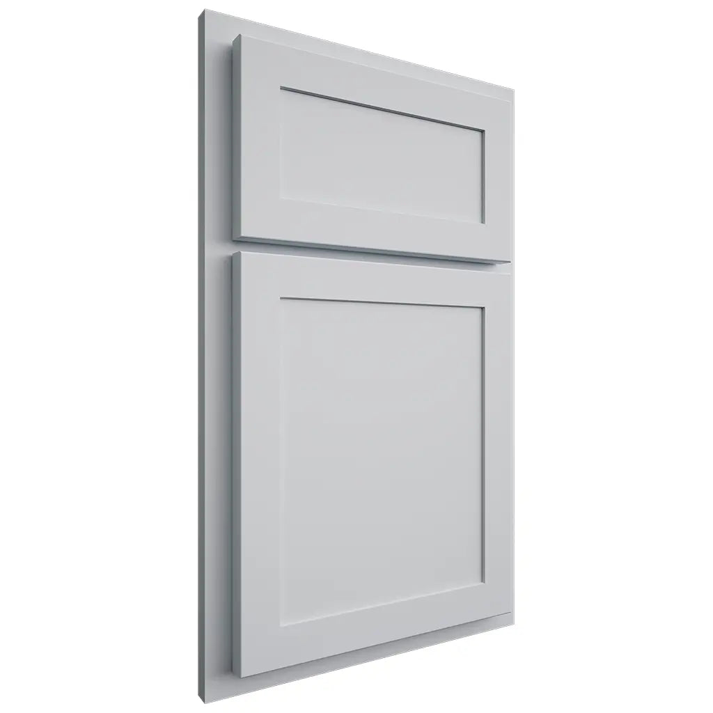 Shiloh Cabinetry Partial Overlay Malibu Paintable Niebla Azul Door