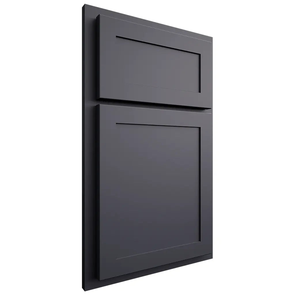 Shiloh Cabinetry Partial Overlay Malibu Paintable Outerspace Door
