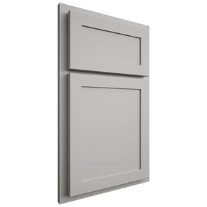 Shiloh Cabinetry Partial Overlay Malibu Paintable Unusual Gray Door