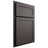 Shiloh Cabinetry Partial Overlay Malibu Paintable Urbane Bronze Door