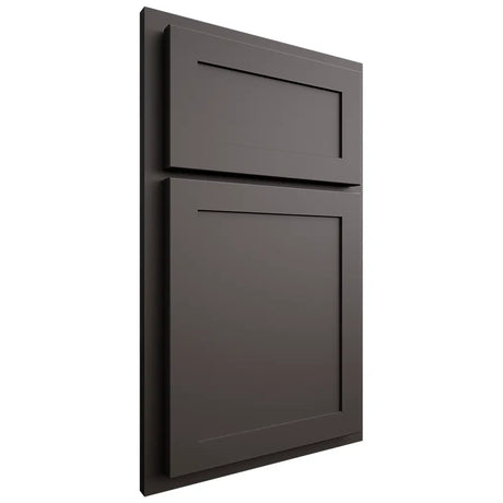 Shiloh Cabinetry Partial Overlay Malibu Paintable Urbane Bronze Door