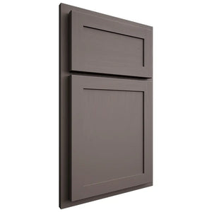Shiloh Cabinetry Partial Overlay Malibu Poplar Plain Cut Heatherstone Door