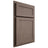Shiloh Cabinetry Partial Overlay Malibu Poplar Plain Cut River Rock Door