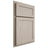 Shiloh Cabinetry Partial Overlay Malibu Poplar Plain Cut Seagull Door
