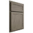 Shiloh Cabinetry Partial Overlay Malibu Poplar Plain Cut Sterling Door