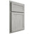 Shiloh Cabinetry Partial Overlay Malibu Poplar Plain Cut Stratus Door