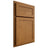 Shiloh Cabinetry Partial Overlay Malibu Red Oak Plain Cut Autumn Door