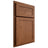 Shiloh Cabinetry Partial Overlay Malibu Red Oak Plain Cut Braun Door