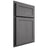 Shiloh Cabinetry Partial Overlay Malibu Red Oak Plain Cut Cadet Door