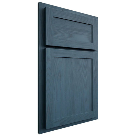 Shiloh Cabinetry Partial Overlay Malibu Red Oak Plain Cut Hudson Door