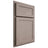 Shiloh Cabinetry Partial Overlay Malibu Red Oak Plain Cut Sterling Door