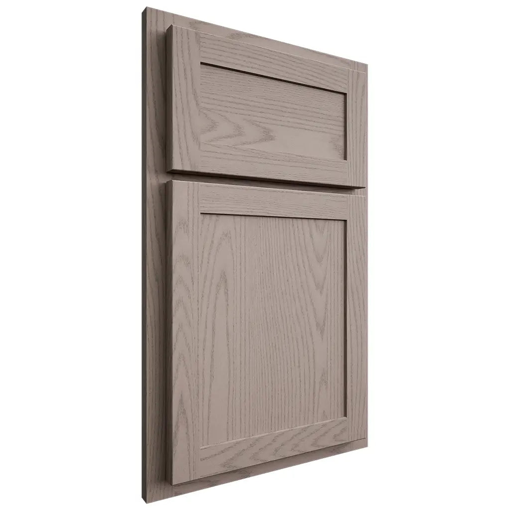 Shiloh Cabinetry Partial Overlay Malibu Red Oak Plain Cut Sterling Door