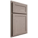 Shiloh Cabinetry Partial Overlay Malibu Red Oak Plain Cut Sterling Door