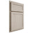 Shiloh Cabinetry Partial Overlay Malibu Walnut Plain Cut Seagull Door