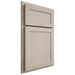 Shiloh Cabinetry Partial Overlay Malibu Walnut Plain Cut Seagull Door