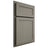 Shiloh Cabinetry Partial Overlay Malibu Walnut Plain Cut Thyme Door
