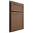 Shiloh Cabinetry Partial Overlay Malibu White Oak Plain Cut Autumn Door