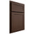 Shiloh Cabinetry Partial Overlay Malibu White Oak Plain Cut Braun Door