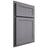 Shiloh Cabinetry Partial Overlay Malibu White Oak Plain Cut Cadet Door