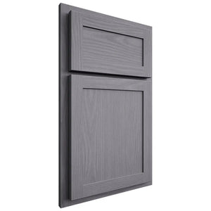 Shiloh Cabinetry Partial Overlay Malibu White Oak Plain Cut Cadet Door