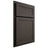 Shiloh Cabinetry Partial Overlay Malibu White Oak Plain Cut Creekside Door