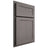 Shiloh Cabinetry Partial Overlay Malibu White Oak Plain Cut Flagstone Door