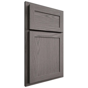 Shiloh Cabinetry Partial Overlay Malibu White Oak Plain Cut Flagstone Door