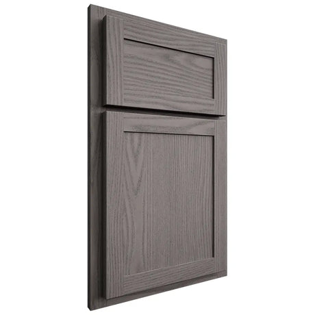Shiloh Cabinetry Partial Overlay Malibu White Oak Plain Cut Flagstone Door