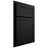 Shiloh Cabinetry Partial Overlay Malibu White Oak Plain Cut Ink Door